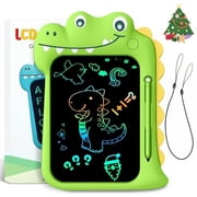 VAMOUT LCD Writing Tablet for Kids, 10Inch Colorful Toddlers Toys Drawing Board, Electronic Educational Doodle Pad Dinosaur Toys for 3 Years and Over Boys Girls Birthday Party Christmas Gift