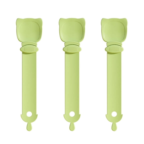 Green Cat Treat Feeder Dispenser, 3-Pack Interactive Food Toy For Pets