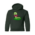 thumbnail image 1 of Green Caterpillar On Leaf Hoodie Juniors -Image by Shutterstock,  Large, 1 of 4