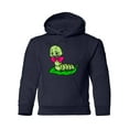 thumbnail image 1 of Green Caterpillar On Leaf Hoodie Juniors -Image by Shutterstock,  Small, 1 of 4
