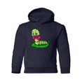 thumbnail image 1 of Green Caterpillar On Leaf Hoodie Juniors -Image by Shutterstock,  x-Large, 1 of 4