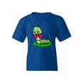 thumbnail image 1 of Green Caterpillar On Leaf T-Shirt Juniors -Image by Shutterstock,  Small, 1 of 4