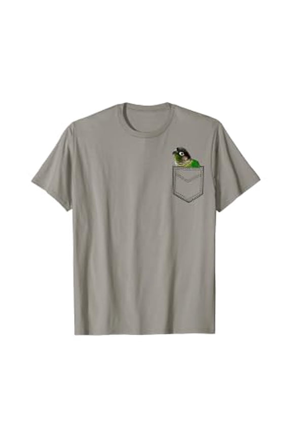 Green Cheek Conure Apparel, Cute Pocket Parrot Bird T-Shirt All Size S-5XL