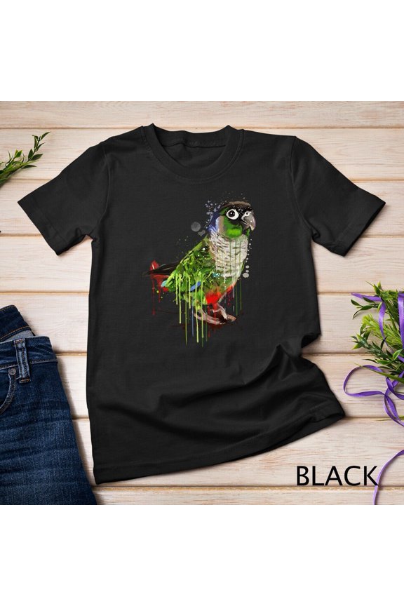 Green Cheek Conure Cute Conure Parrot Unisex T-Shirt