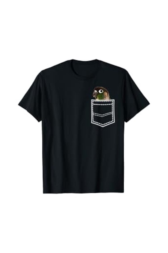 Green Cheek Conure Parakeet Parrot Lover Apparel T-Shirt