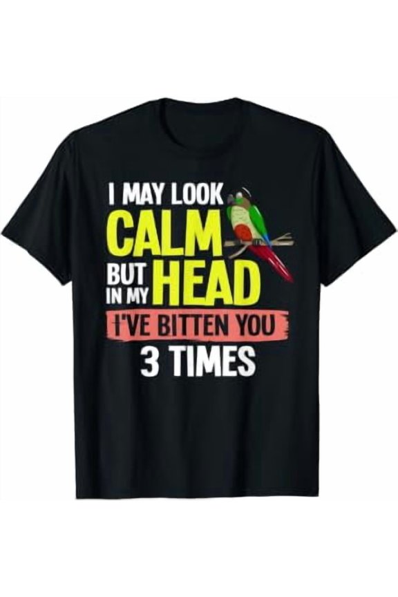 Green Cheeked Conure Cheek Bird T-Shirt