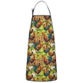 thumbnail image 1 of Green Chicken Farm Pattern Apron-Garden Aprons for Women with Pockets-Cotton Linen Waterproof Kitchen Cooking Gardening Aprons Adjustable for Kitchen,Cooking,BBQ and Salon 33x27 Inch, 1 of 3