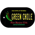 thumbnail image 1 of Green Chile New Mexico Black Novelty Metal Dog Tag Necklace DT-12501 2" x 1" Dog Tag (DT), 1 of 1