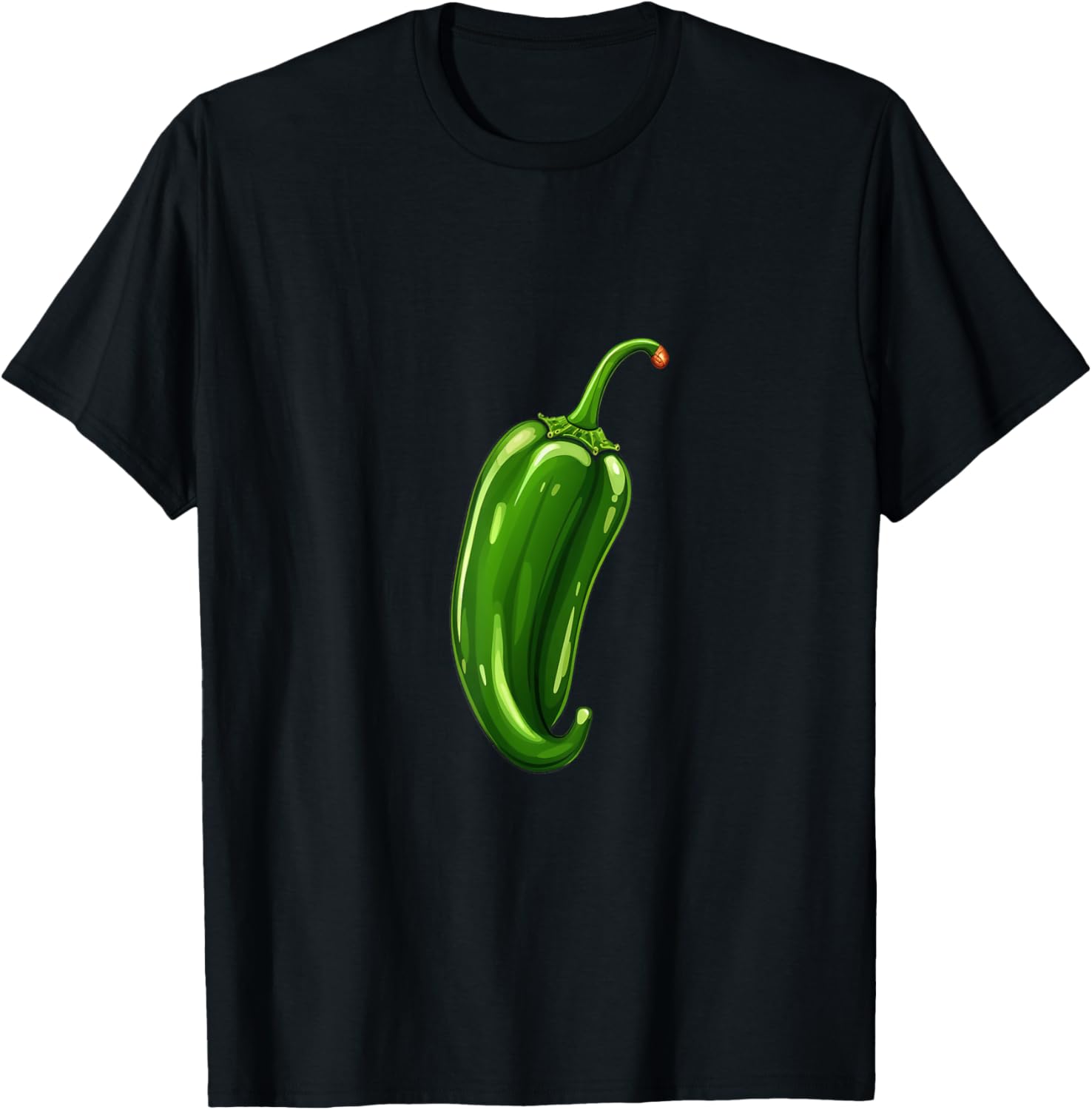 Green Chili Hot Chilli Spicy Food Pepper T-Shirt - Walmart.com