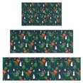 thumbnail image 1 of Green Christmas Dinosaur and Snowman Pattern Kitchen Rugs Sets Of 3,Kitchen Runner Rugs Non Skid Washable,Decorative Kitchen Floor Mats for Kitchen,Sink,Laundry,17"x30"+ 17"x47" + 17"x59", 1 of 6