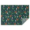 thumbnail image 1 of Green Christmas Dinosaur and Snowman Pattern Rectangle Tablecloth 60"x84",Waterproof Polyester Rectangle Table Cloth, Wipeable Spillproof Polyester Tablecloth for Dining, Camping, Indoor and Outdoor, 1 of 5