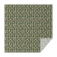 thumbnail image 1 of Green Christmas Gingerbread and Tree Pattern Square Tablecloth,Waterproof Square Table Cover,Wipeable Spillproof Washable Table Cover for Home Kitchen Party Decor 52"x52"(132x132cm), 1 of 6
