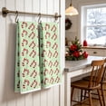 thumbnail image 1 of Green Christmas Patterns Hand Towels Set of 2, Soft Absorbent Decorative Holiday Towels, Xmas Seasonal Towel for Bathroom Kitchen Home Decoration & Gift,23.6x15.7in, 1 of 7