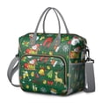thumbnail image 1 of Green Christmas Santa and Snowman Pattern Womens Lunch Box for Work,Insulated Large Lunch Bag for Tween and Teen,Loncheras Para Mujer,Leakproof Adult Lunch Bag for Work,Beach,Travel,Picnic,Camping, 1 of 7