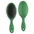 thumbnail image 1 of Green Christmas Snowflake Pattern Hair Brush,Girls Detangling Hair Brush,Glide Through Tangles with Ease for Wet & Dry Hair,8.8"X2.8", 1 of 7