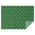 thumbnail image 1 of Green Christmas Snowflake Pattern Rectangle Tablecloth 60"x84",Waterproof Polyester Rectangle Table Cloth, Wipeable Spillproof Polyester Tablecloth for Dining, Camping, Indoor and Outdoor, 1 of 5
