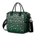 thumbnail image 1 of Green Christmas Snowflake Pattern Womens Lunch Box for Work,Insulated Large Lunch Bag for Tween and Teen,Loncheras Para Mujer,Leakproof Adult Lunch Bag for Work,Beach,Travel,Picnic,Camping, 1 of 7