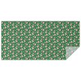 thumbnail image 1 of Green Christmas Snowman Pattern Rectangle Tablecloth 60"x120",Waterproof Polyester Rectangle Table Cloth, Wipeable Spillproof Polyester Tablecloth for Dining, Camping, Indoor and Outdoor, 1 of 6