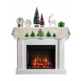thumbnail image 1 of Green Christmas Tree Mantel Scarf Fireplace Decorations for Living Room, Xmas Botanical Berry Snowflake Fireplace Mantel Scarf Cover Runner for Halloween/Thanksgiving/Christmas Decor 70"x17", 1 of 6