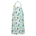 thumbnail image 1 of Green Christmas Tree Apron-Garden Aprons for Women with Pockets-Cotton Linen Waterproof Kitchen Cooking Gardening Aprons Adjustable for Kitchen,Cooking,BBQ and Salon 32"x27", 1 of 7