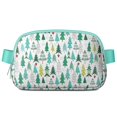 thumbnail image 1 of Green Christmas Tree Pattern Cute Fanny Packs for Women,Travel Waterproof Crossbody Fanny Bags Waist Purse for Women Anti Theft Adjustable Strap for Running Travel Cycling, 1 of 6