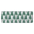 thumbnail image 1 of Green Christmas Tree Pattern Kitchen Rug Mat,Kitchen Runner Rugs Non Skid Washable,Decorative Kitchen Floor Mats for Kitchen,Sink,Laundry,17"x47.2", 1 of 7