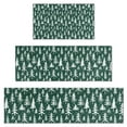 thumbnail image 1 of Green Christmas Tree Pattern Kitchen Rugs Sets Of 3,Kitchen Runner Rugs Non Skid Washable,Decorative Kitchen Floor Mats for Kitchen,Sink,Laundry,17"x30"+ 17"x47" + 17"x59", 1 of 6