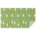 thumbnail image 1 of Green Christmas Tree Pattern Rectangle Tablecloth 60"x102",Waterproof Polyester Rectangle Table Cloth, Wipeable Spillproof Polyester Tablecloth for Dining, Camping, Indoor and Outdoor, 1 of 6