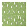 thumbnail image 1 of Green Christmas Tree Pattern Square Fitted Tablecloth with Elastic Edge,Square Table Cover,Washable Elastic Table Cover for Home Kitchen Party Decor 36"x36", 1 of 6