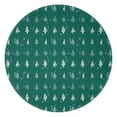 thumbnail image 1 of Green Christmas Tree and Snow Pattern Round Blanket,Comfortable Soft Flannel Throw Blanket,All Season,Warm Lightweight Blankets for Sofa Bed Couch Living Room Chair 47"x47", 1 of 5