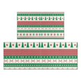 thumbnail image 1 of Green Christmas Tree and Snowflake Pattern Kitchen Rugs Sets Of 2,Anti Fatigue Kitchen Mat Rugs Non Slip Washable,Decorative Kitchen Floor Mats for Kitchen,Sink,Laundry,17"x30"+17"x47", 1 of 7