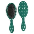 thumbnail image 1 of Green Christmas Tree and Snow Pattern Hair Brush,Girls Detangling Hair Brush,Glide Through Tangles with Ease for Wet & Dry Hair,8.8"X2.8", 1 of 7