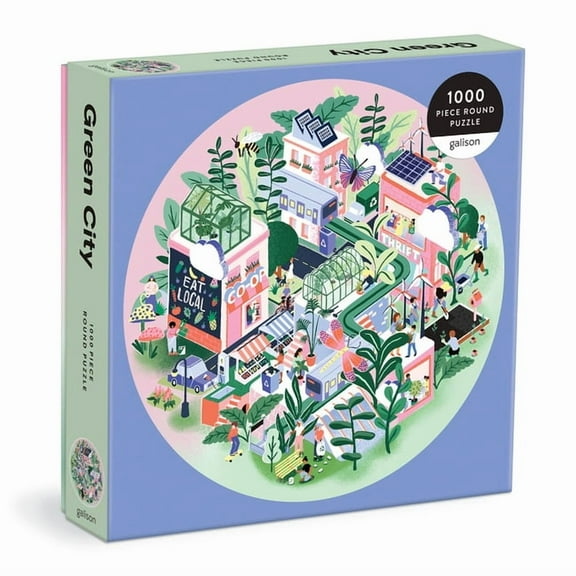 Green City 1000 Piece Round Puzzle (Other)