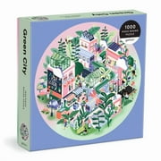 Green City 1000 Piece Round Puzzle Other