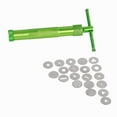 Green Clay Extruder Stainless Steel Clay Extruder Fondant Cake