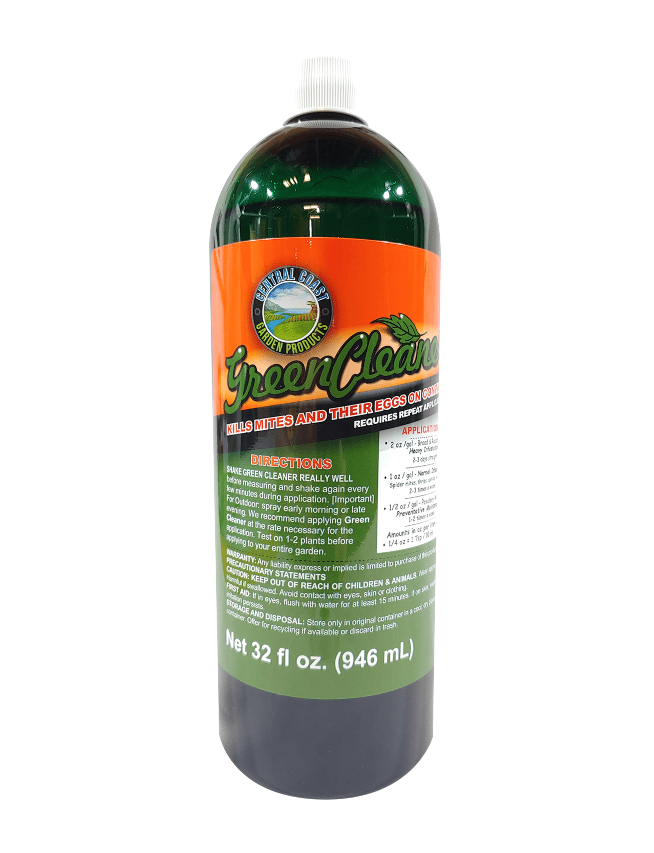 Green Cleaner - Controls Mites and Their Eggs - 32 fl oz Bottle by CCGP ...