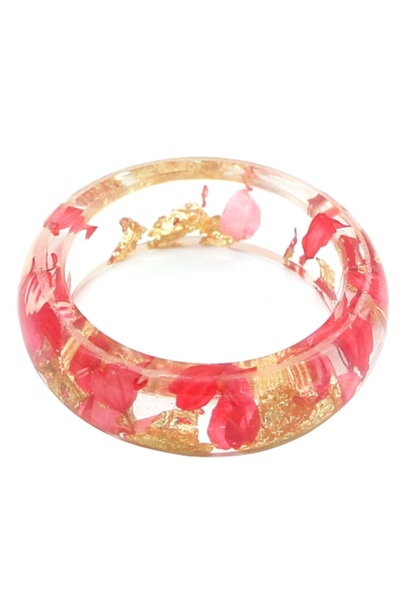 Green & Clear Floral Band