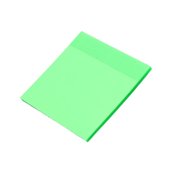Green Clear Fluorescent Sticky Notes, Strong Adhesive PET Tabs for Highlighting and Annotating, 1 Count