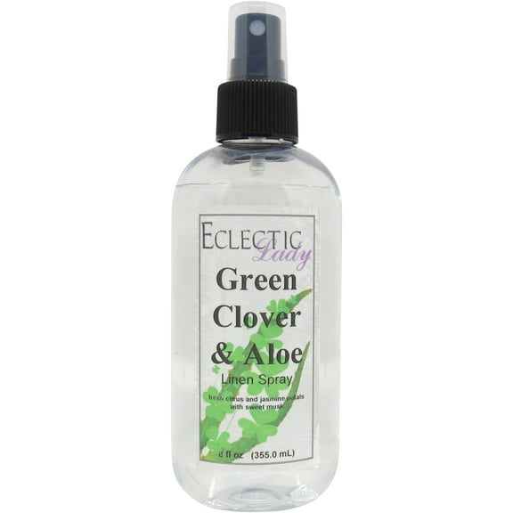 Green Clover Aloe Linen Spray (Double Strength), 2 ounces
