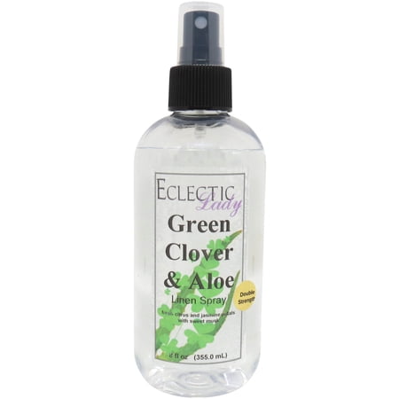 Green Clover Aloe Linen Spray (Double Strength), 8 ounces