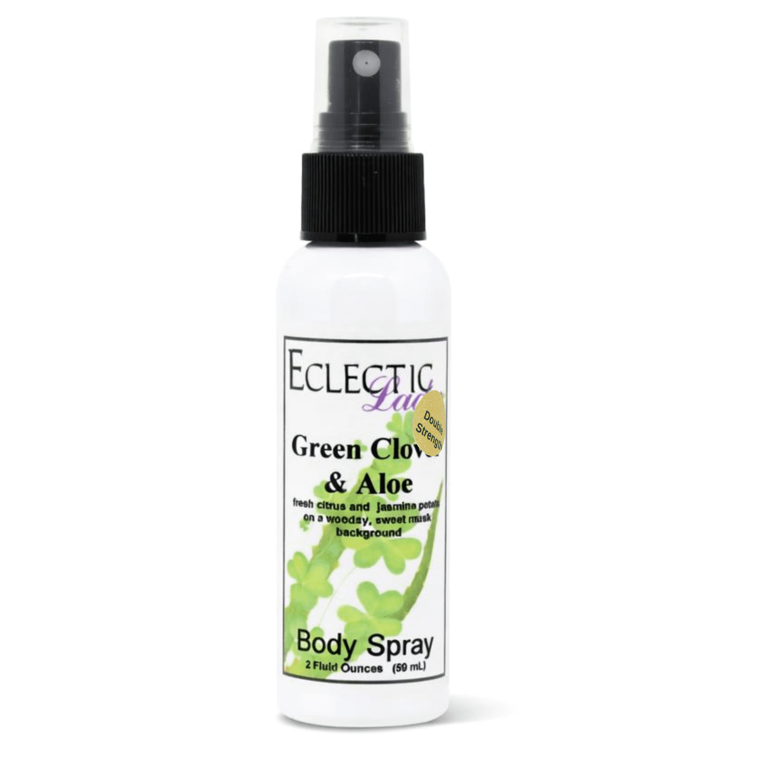 Green Clover And Aloe Body Spray, Eclectic Lady, Hydrating Mist, Unisex ...