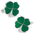 thumbnail image 1 of Green Clover Cufflinks, 1 of 3