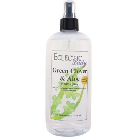 Green Clover and Aloe Room Spray (Double Strength), 16 ounces