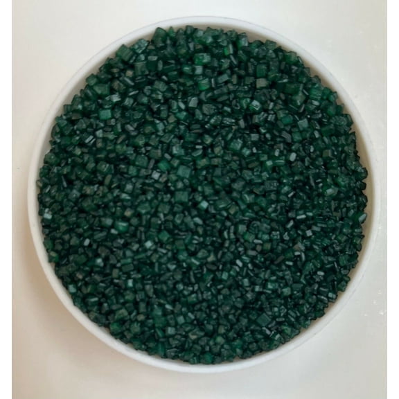 Green Coarse Crystals Sugar Edible Party Sprinkles 6 oz.