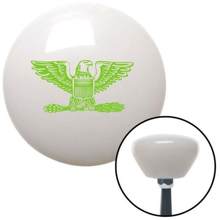 Green Coast Guard Captain Eagle White Retro Shift Knob with M16 x 1.5 Insert Auto Brody