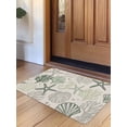 thumbnail image 1 of Green Coastal Door Mat&nbsp;Indoor Outdoor Entrance,Non Slip Small Rug for Kitchen Bathroom Entryway Rug,Ocean Coral Starfish Seahorse Farmhouse Washable Doormat Floor Mat for Office 16x24 Inch, 1 of 8