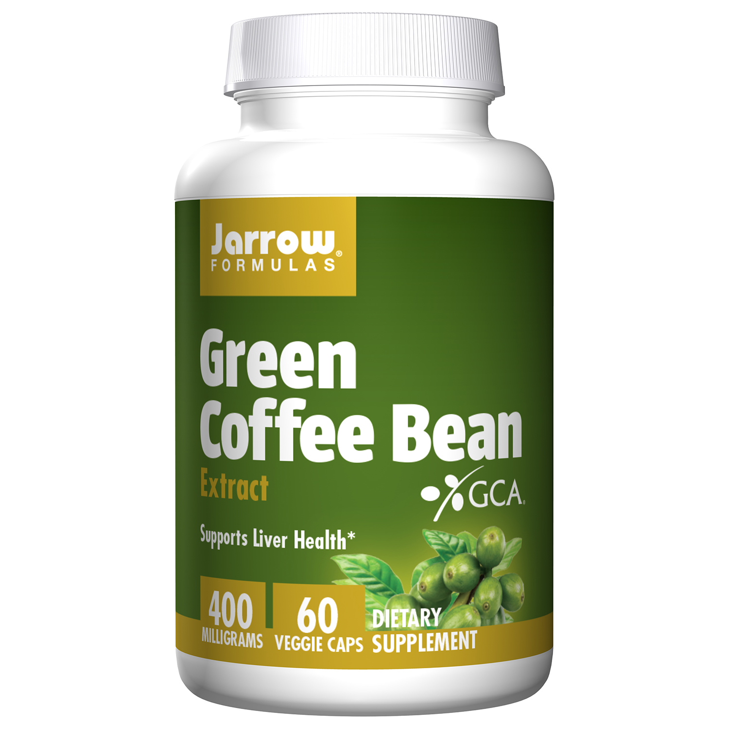 Green Coffee Bean Extract 400mg By Jarrow 60 Capsules