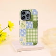 thumbnail image 1 of Green Collage Ultra-Thin or Rugged Aesthetic Phone Case layered graphic style with iPhone 17 to 11 Pro Max, 1 of 2