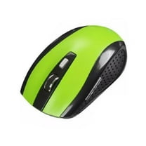 Green Color 2.4GHz Wireless Optical Mouse Mice and USB Receiver For PC Laptop Computer