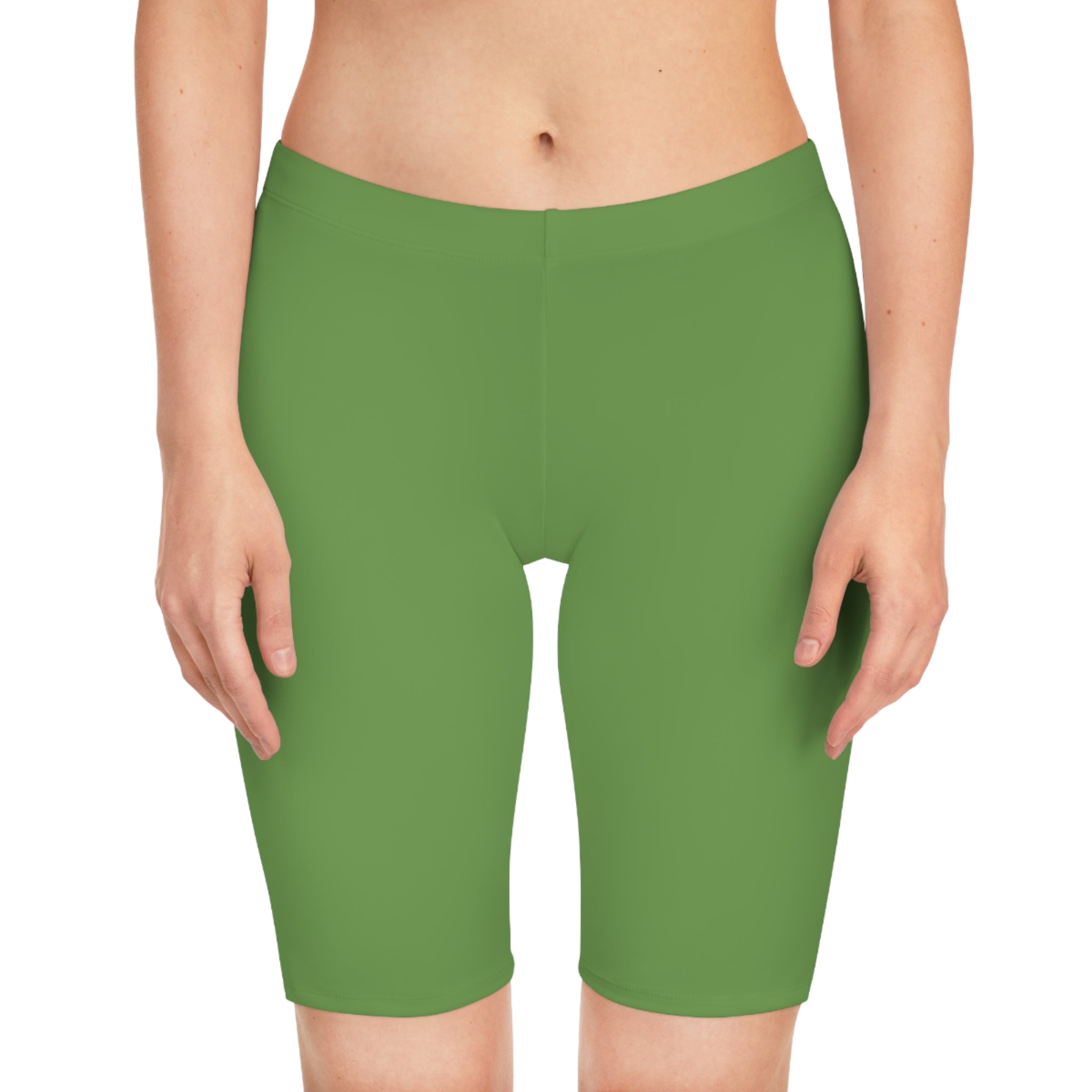 Green Stretch Bike Shorts main image 1